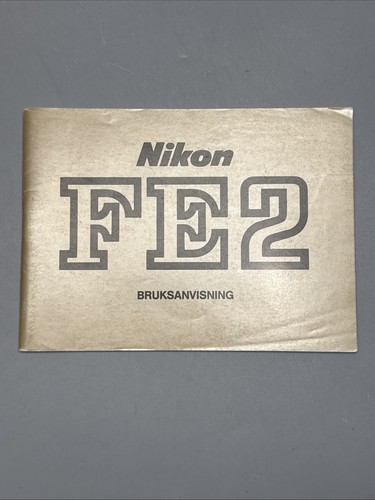 Nikon fe2 bruksanvisning - fe2,
