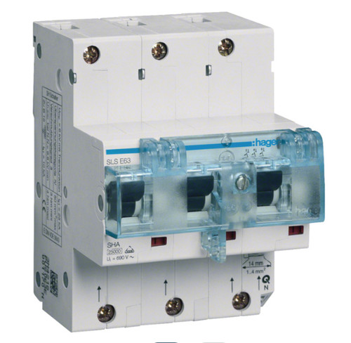 Hager sls schalter htn363e - htn363e, 3p
