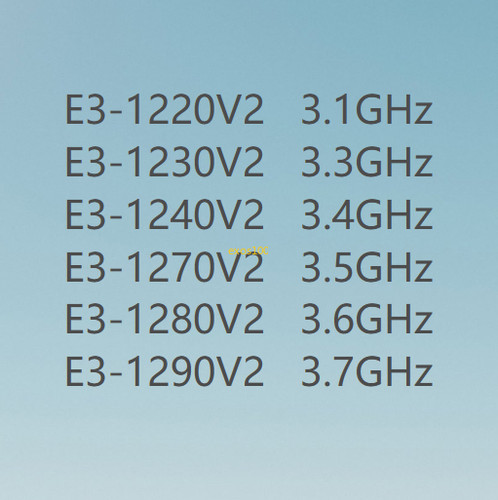 Intel xeon 1220v2 1230v2 - e3-1220v2, e3-1230v2